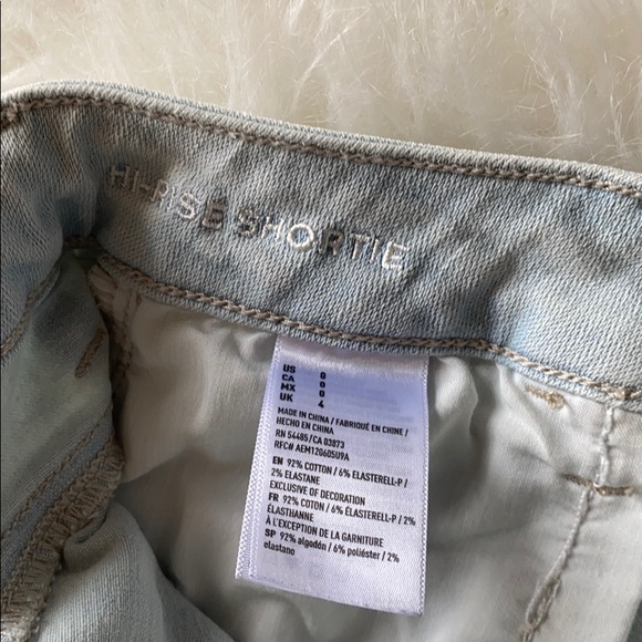 All shorts 2/$30 ✅ AE high rise denim shorts - Picture 4 of 5